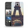 Дизайнерский пластиковый чехол для HTC Desire 300 Париж