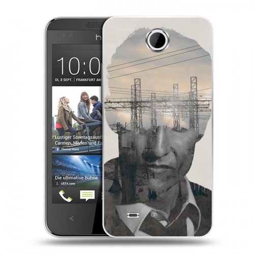 Дизайнерский пластиковый чехол для HTC Desire 300 Настоящий детектив