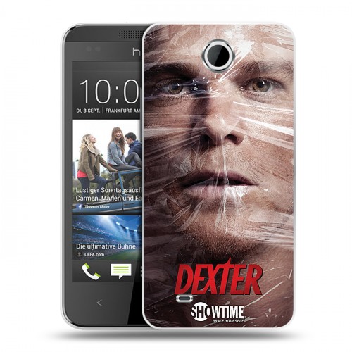 Дизайнерский пластиковый чехол для HTC Desire 300 Декстер