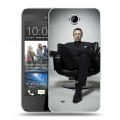 Дизайнерский пластиковый чехол для HTC Desire 300 Доктор Хаус
