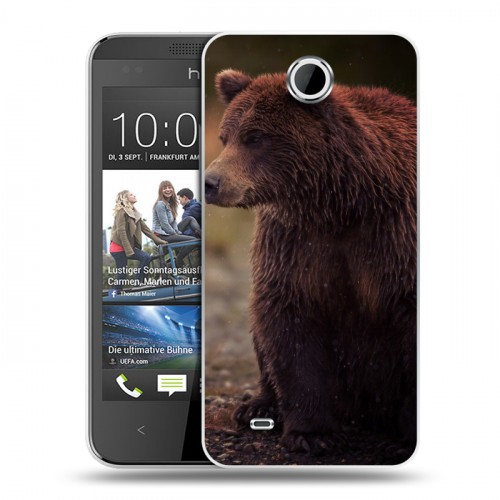 Дизайнерский силиконовый чехол для HTC Desire 300 Медведи