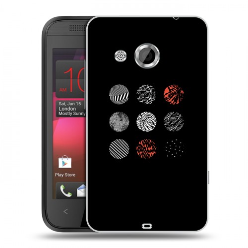 Дизайнерский пластиковый чехол для HTC Desire 200 Twenty One Pilots