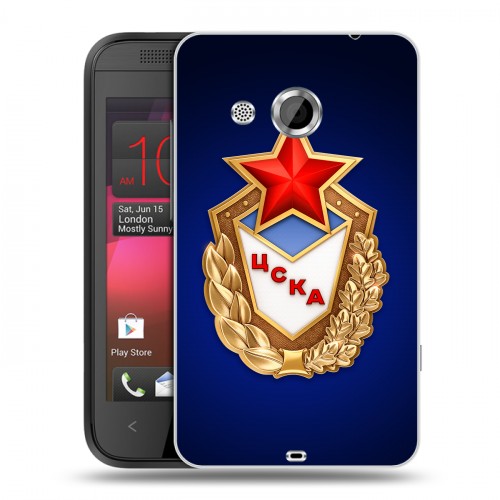 Дизайнерский пластиковый чехол для HTC Desire 200 ЦСКА