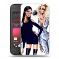 Дизайнерский пластиковый чехол для HTC Desire 200 Ким Кардашьян