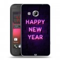 Дизайнерский пластиковый чехол для HTC Desire 200 Happy 2020