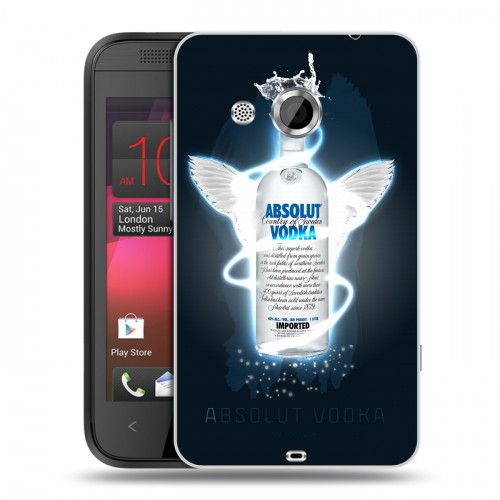 Дизайнерский пластиковый чехол для HTC Desire 200 Absolut