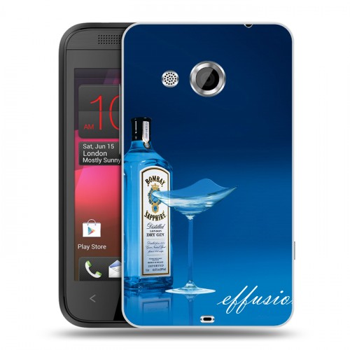 Дизайнерский пластиковый чехол для HTC Desire 200 Bombay Sapphire