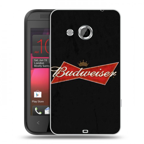 Дизайнерский пластиковый чехол для HTC Desire 200 Budweiser