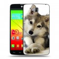 Дизайнерский силиконовый чехол для LG G Pro Lite Dual Собаки
