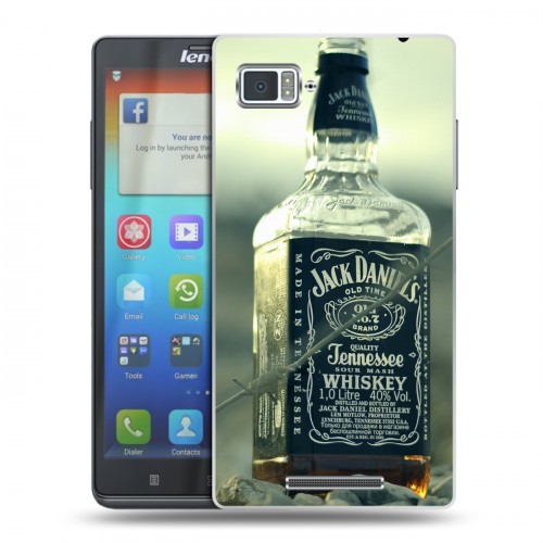 Дизайнерский пластиковый чехол для Lenovo Vibe Z Jack Daniels