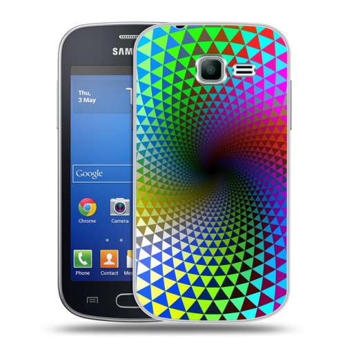 Дизайнерский пластиковый чехол для Samsung Galaxy Trend Lite Абстракции Вращение