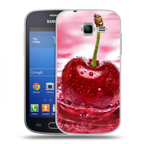 Дизайнерский пластиковый чехол для Samsung Galaxy Trend Lite Вишня