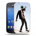 Дизайнерский пластиковый чехол для Samsung Galaxy Trend Lite Майкл Джексон