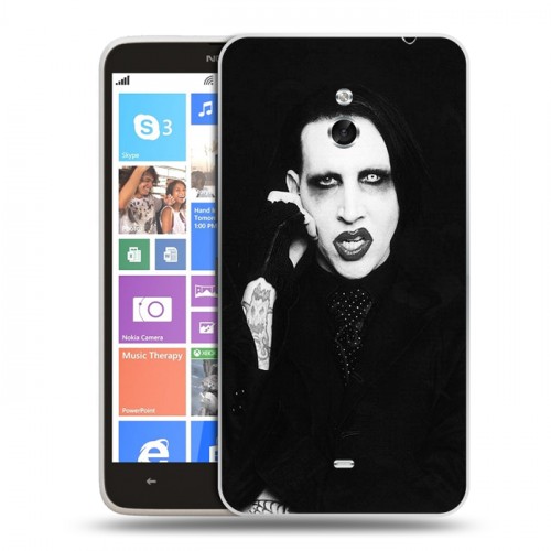 Дизайнерский пластиковый чехол для Nokia Lumia 1320  Мэрилин Мэнсон