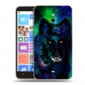 Дизайнерский пластиковый чехол для Nokia Lumia 1320 Яркие животные
