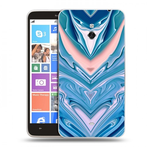 Дизайнерский пластиковый чехол для Nokia Lumia 1320 Цветные агаты