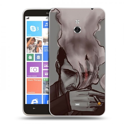 Дизайнерский пластиковый чехол для Nokia Lumia 1320 Люцифер