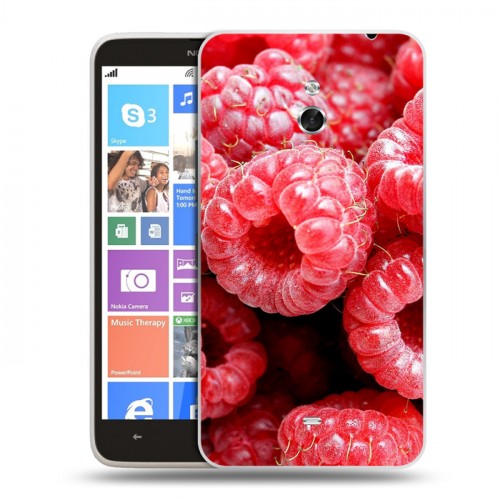 Дизайнерский пластиковый чехол для Nokia Lumia 1320 Ягоды текстуры