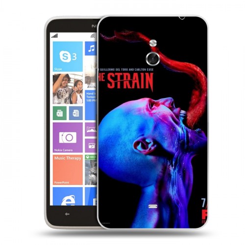 Дизайнерский пластиковый чехол для Nokia Lumia 1320 Штамм