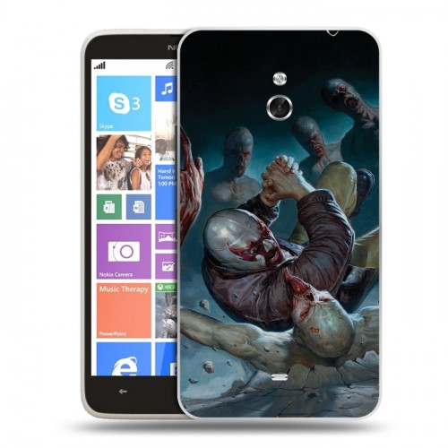 Дизайнерский пластиковый чехол для Nokia Lumia 1320 Штамм