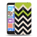 Дизайнерский пластиковый чехол для Nokia Lumia 1320 Блоки шевроны