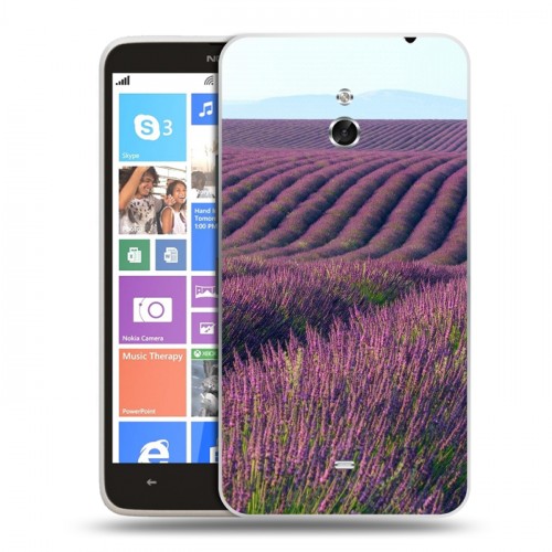 Дизайнерский пластиковый чехол для Nokia Lumia 1320 Лаванда