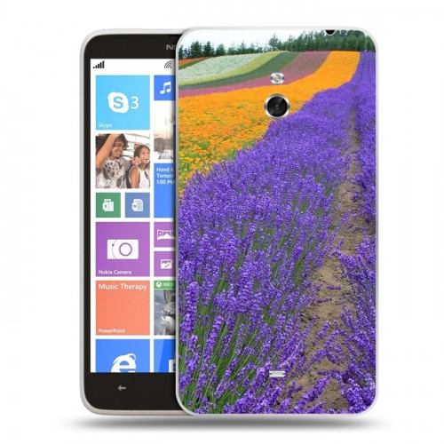 Дизайнерский пластиковый чехол для Nokia Lumia 1320 Лаванда