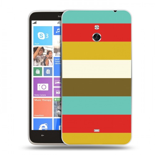 Дизайнерский пластиковый чехол для Nokia Lumia 1320 Ретро Рождество