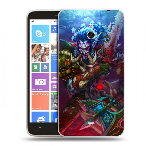 Дизайнерский пластиковый чехол для Nokia Lumia 1320 World of warcraft