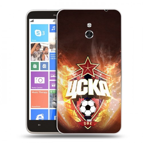 Дизайнерский пластиковый чехол для Nokia Lumia 1320 ЦСКА