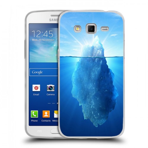 Дизайнерский пластиковый чехол для Samsung Galaxy Grand 2 Льды