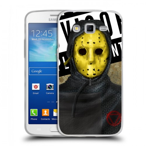 Дизайнерский пластиковый чехол для Samsung Galaxy Grand 2 Бандитские маски
