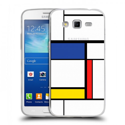 Полупрозрачный дизайнерский пластиковый чехол для Samsung Galaxy Grand 2 Абстракции 3