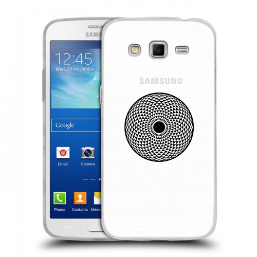 Полупрозрачный дизайнерский пластиковый чехол для Samsung Galaxy Grand 2 Абстракции 5