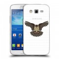 Полупрозрачный дизайнерский пластиковый чехол для Samsung Galaxy Grand 2 Прозрачные совы