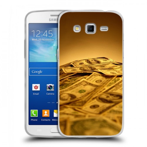 Дизайнерский пластиковый чехол для Samsung Galaxy Grand 2 Текстуры денег
