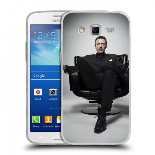 Дизайнерский пластиковый чехол для Samsung Galaxy Grand 2 Доктор Хаус