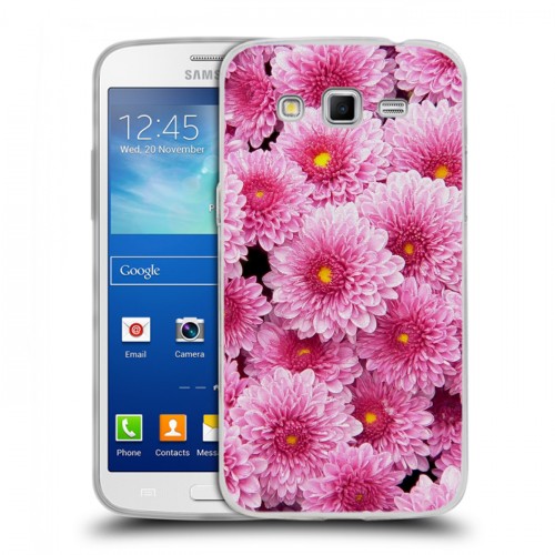 Дизайнерский пластиковый чехол для Samsung Galaxy Grand 2 Хризантемы