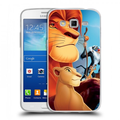 Дизайнерский пластиковый чехол для Samsung Galaxy Grand 2 Король Лев