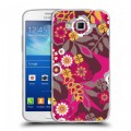Дизайнерский пластиковый чехол для Samsung Galaxy Grand 2 Цветочные паттерны
