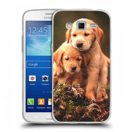 Дизайнерский пластиковый чехол для Samsung Galaxy Grand 2 Щенки