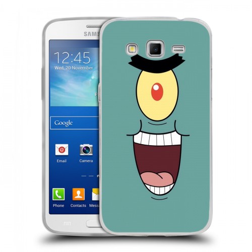 Дизайнерский пластиковый чехол для Samsung Galaxy Grand 2 Губка Боб