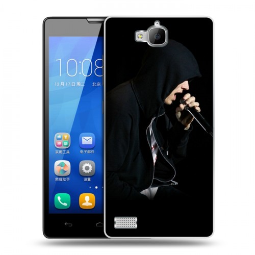 Дизайнерский пластиковый чехол для Huawei Honor 3c Eminem