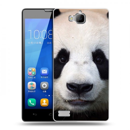 Дизайнерский пластиковый чехол для Huawei Honor 3c Панды