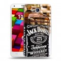 Дизайнерский пластиковый чехол для Huawei Honor 3x Jack Daniels