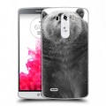 Дизайнерский пластиковый чехол для LG G3 (Dual-LTE) Медведи