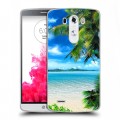 Дизайнерский пластиковый чехол для LG G3 (Dual-LTE) Пляж