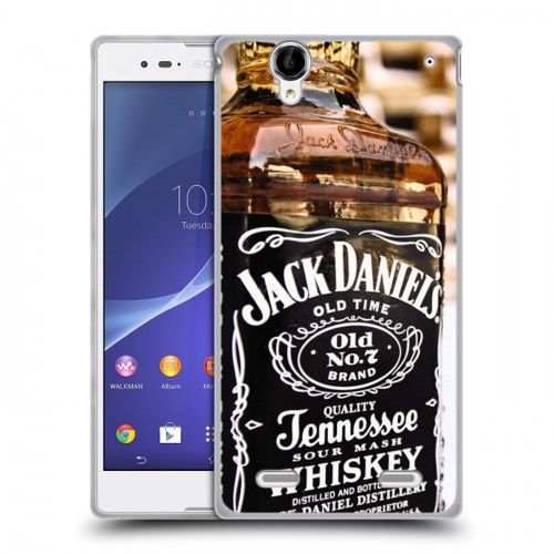 Дизайнерский пластиковый чехол для Sony Xperia T2 Ultra (Dual) Jack Daniels