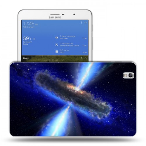 Дизайнерский силиконовый чехол для Samsung Galaxy Tab Pro 8.4 Квазар
