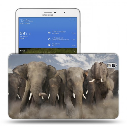 Дизайнерский силиконовый чехол для Samsung Galaxy Tab Pro 8.4 Слоны